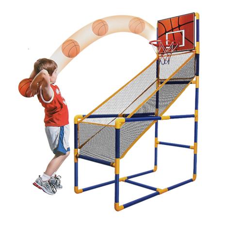 Canestro Basket Arcade Palla Canestro Sala Giochi Pallone Gonfiatore 140X89X46Cm