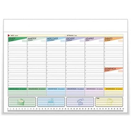 Planning Anno Tavolo Settimanale A Strappo 43,5X31,5 Cm Bianco Agenda  Calendario - TrAdE Shop Traesio - Cartoleria e scuola | IBS