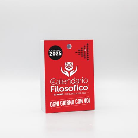 Calendario Filosofico, Rosso - 10 x 14 cm