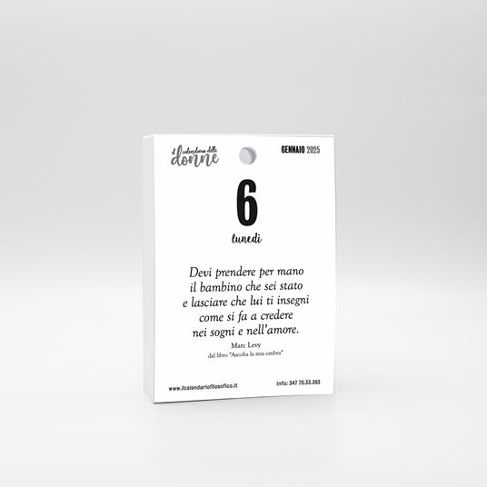 Calendario Filosofico Delle Donne, Viola - 10 x 14 cm - 2