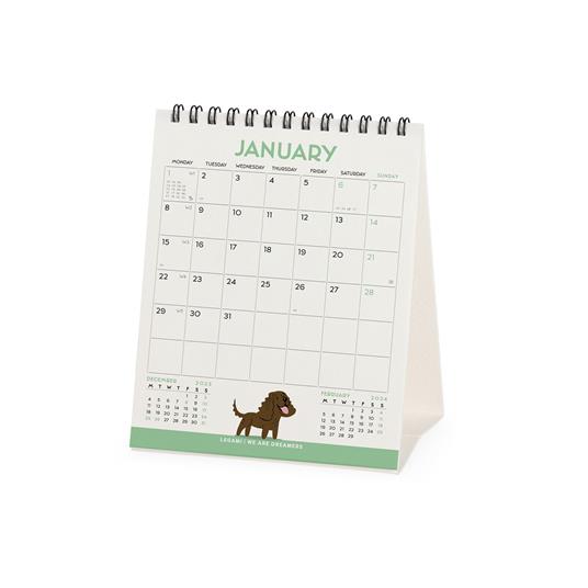 Calendario 2024, da tavolo, carta non patinata 12 x 14, 5 cm DOGS OF THE WORLD - 3
