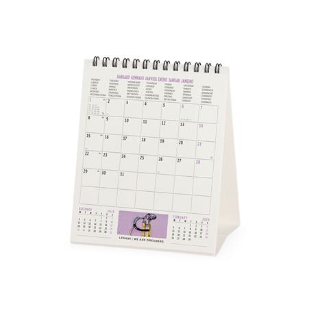 Calendario 2024, da tavolo, carta non patinata 12 x 14, 5 cm BIKE ART - 3