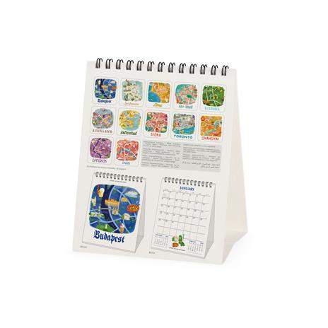 Calendario 2024, da tavolo, carta non patinata 12 x 14, 5 cm LONDON - Legami  - Cartoleria e scuola