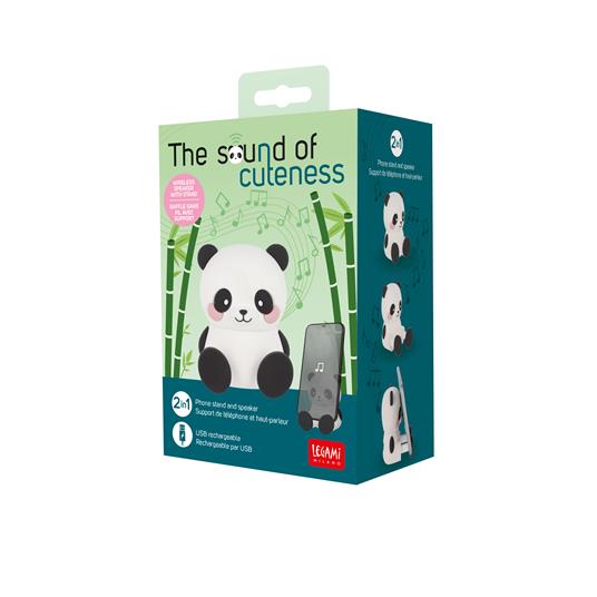 Casse altoparlanti. The Sound Of Cuteness - Wireless Speaker With Stand -  Panda - Legami - Idee regalo