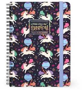 Cartoleria Spiral Notebook - Large - Unicorn Legami