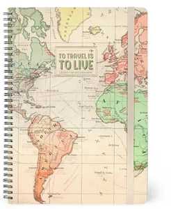 Cartoleria Spiral Notebook - Maxi - Travel Legami