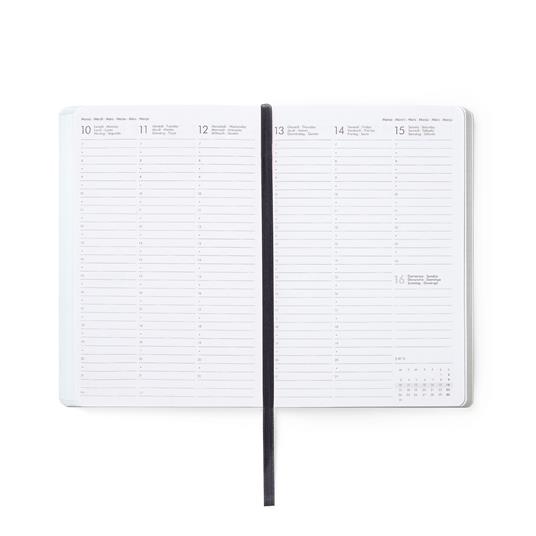 Agenda settimanale Legami 2024-2025, 18 mesi, Medium Photo Weekly Diary - Panda - 12 x 18 cm - 2