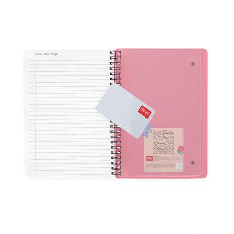 Agenda settimanale Legami 2024/2025, 16 mesi, Large Weekly Spiral Bound Diary - Flowers - 4