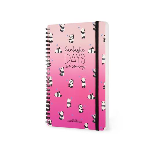 Agenda settimanale Legami 2024/2025, 16 mesi, Large Weekly Spiral Bound Diary - Panda - 3