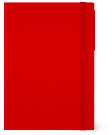 Agenda del docente settimanale Legami 2025, settimanale, 13 mesi, Large Weekly Diary - Radiant Red