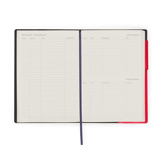 Agenda del docente settimanale Legami 2025, settimanale, 13 mesi, Large Weekly Diary - Radiant Red - 7