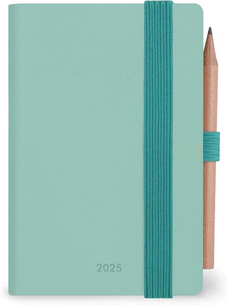 Agenda bigiornaliera Mini Legami 12 Mesi - 2025  - Mini 2-Day Diary - Milk & Mint