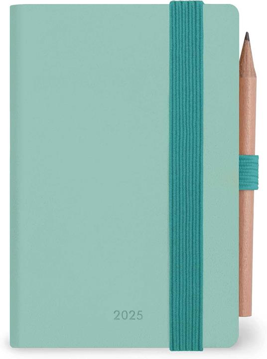 Agenda bigiornaliera Mini Legami 12 Mesi - 2025  - Mini 2-Day Diary - Milk & Mint