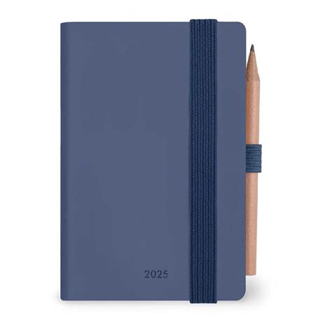 Agenda bigiornaliera Mini Legami 12 Mesi - 2025  - Mini 2-Day Diary - Blueberry