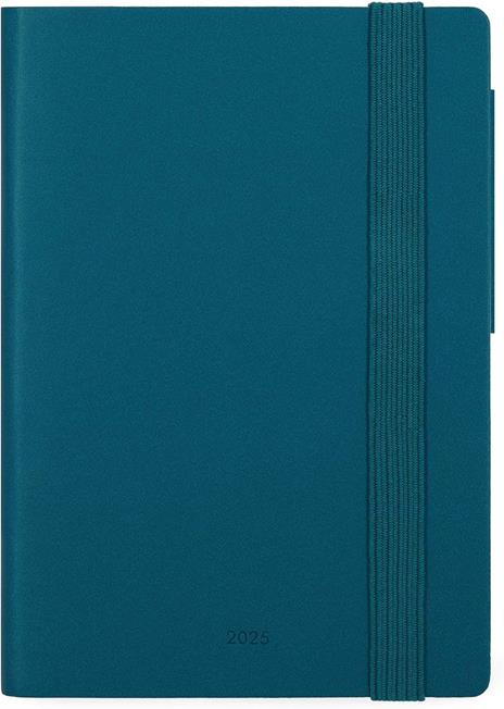 Agenda settimanale Legami 12 Mesi - 2025 - Small Weekly Diary - Teal Blue