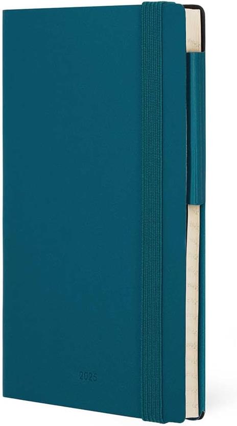 Agenda settimanale Legami 12 Mesi - 2025 - Small Weekly Diary - Teal Blue - 4