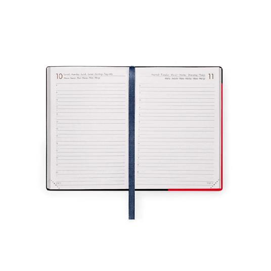 Agenda giornaliera Legami 12 Mesi - 2025 - Small Daily Diary - Radiant Red - 2