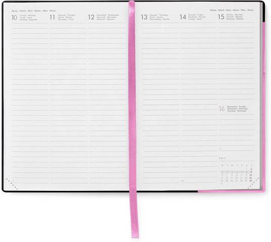 Agenda settimanale Legami 12 Mesi - 2025- Medium Weekly Diary - Bubblegum - 4