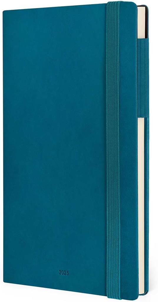 Agenda settimanale Legami 12 Mesi - 2025- Medium Weekly Diary - Teal Blue - 2