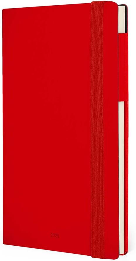 Agenda settimanale Legami 12 Mesi - 2025- Medium Weekly Diary - Radiant Red - 2