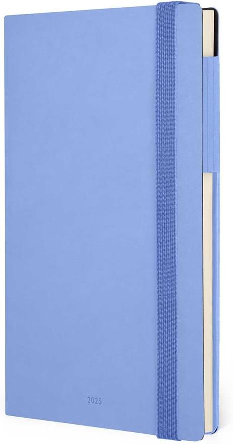 Agenda settimanale Legami 12 Mesi - 2025- Medium Weekly Diary With Notebook - Cornflower - 2