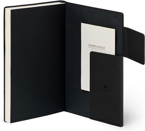 Agenda settimanale Legami 12 Mesi - 2025- Medium Weekly Diary With Notebook - Black Diamond - 5