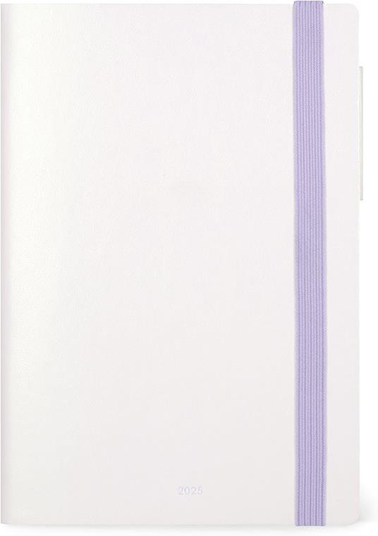 Agenda settimanale Legami 12 Mesi - 2025- Medium Weekly Diary With Notebook - Moonglow