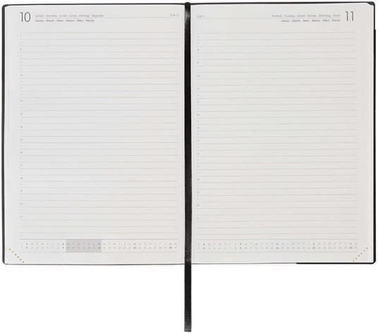 Agenda giornaliera Legami 12 Mesi - 2025 - Large Daily Diary - Black Diamond - 2