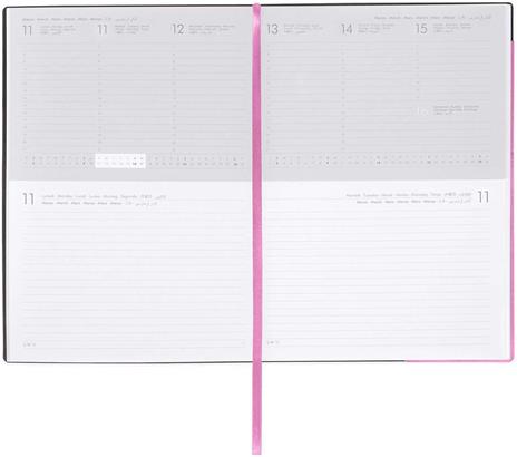 Agenda settimanale Legami 12 Mesi - 2025 - Large Weekly And Daily - Bubblegum - 2