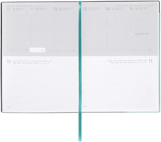 Agenda settimanale Legami 12 Mesi - 2025 - Large Weekly And Daily - Milk & Mint - 2