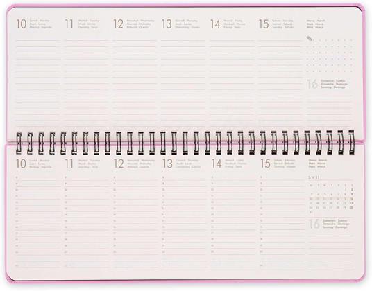 Desk Planner Legami 2025 - Bubblegum - 2