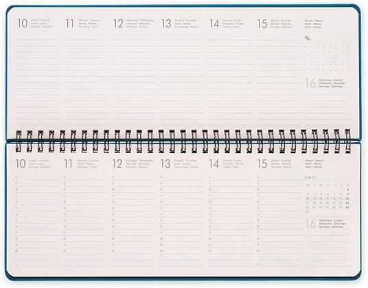 Desk Planner Legami 2025 - Desk Planner - Teal Blue - 2