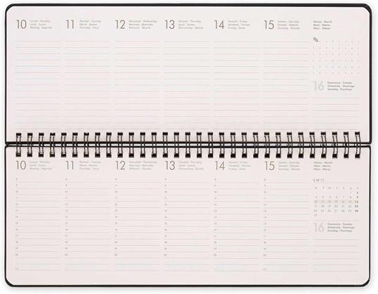 Desk Planner Legami 2025 - Desk Planner - Black Diamond - 2