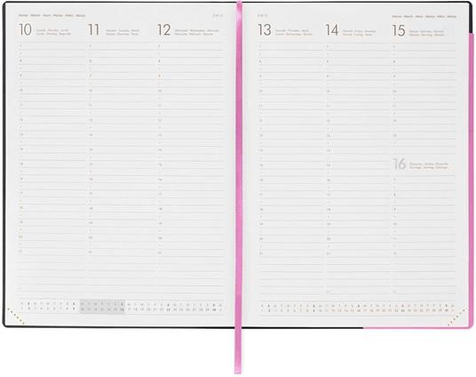 Agenda settimanale Maxi Legami 12 Mesi - 2025 - Ma x i Weekly Diary - Bubblegum - 2