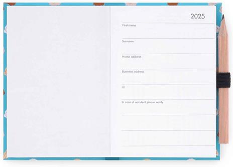 Agenda bigiornaliera Mini Legami 12 Mesi - 2025 - Mini Photo 2-Day Diary - Sky Blue Dogs - 3