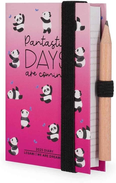 Agenda settimanale Mini Legami 12 Mesi - 2025 - Mini Photo 2-Day Diary - Panda - 4