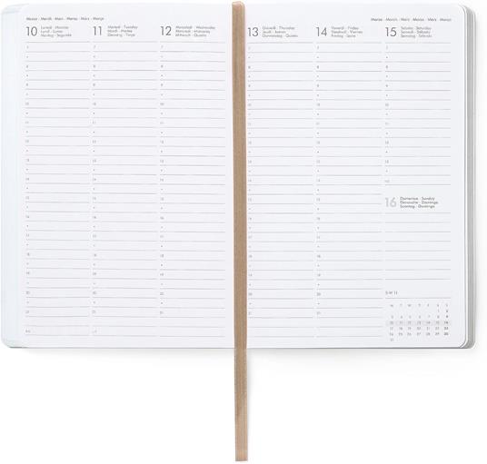 Agenda settimanale Medium Legami 12 Mesi - 2025 - Medium Photo Weekly Diary - Travel - 2