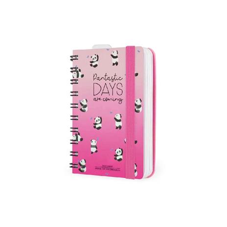 Agenda giornaliera spiralata Legami 12 Mesi - 2025  - Small Daily Spiral Bound Diary - Panda - 4