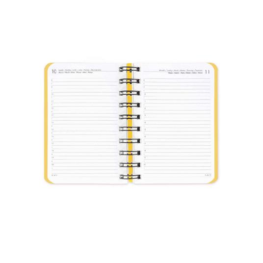 Agenda giornaliera spiralata Legami 12 Mesi - 2025  - Small Daily Spiral Bound Diary - Game Lover - 2