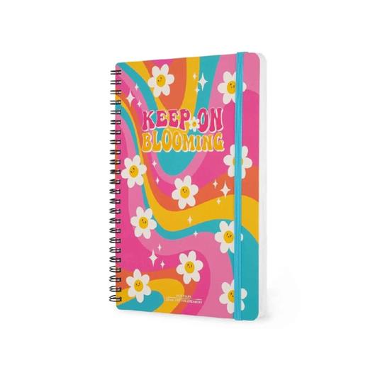 Agenda settimanale spiralata Legami 12 Mesi - 2025  - Large Weekly Spiral Bound Diary - Daisy - 3