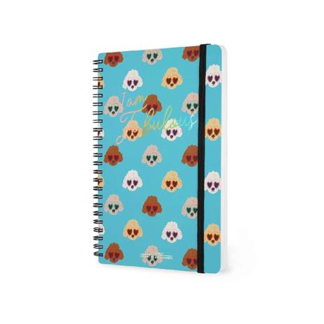 Agenda settimanale spiralata Legami 12 Mesi - 2025  - Large Weekly Spiral Bound Diary - Sky Blue Dogs - 3