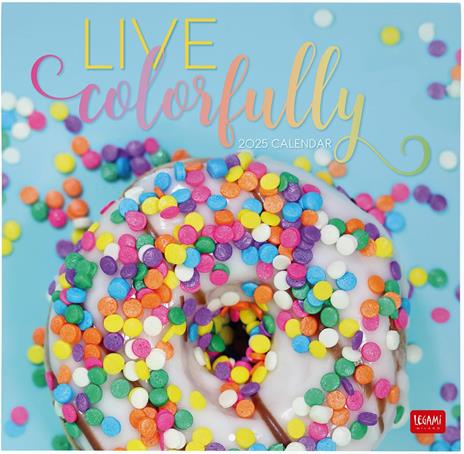 Calendario da Muro 2025 Legami - Live Colourfully - 30 x 29