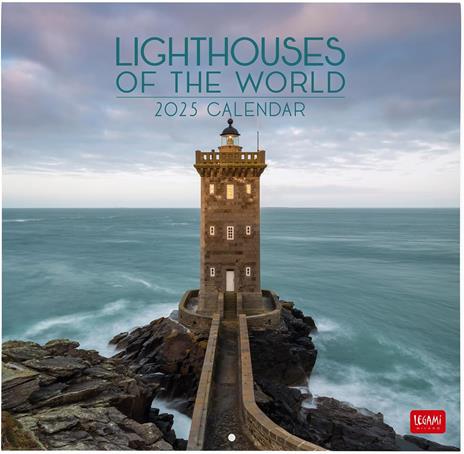 Calendario da Muro 2025 Legami - Lighthouses Of The World - 30 x 29