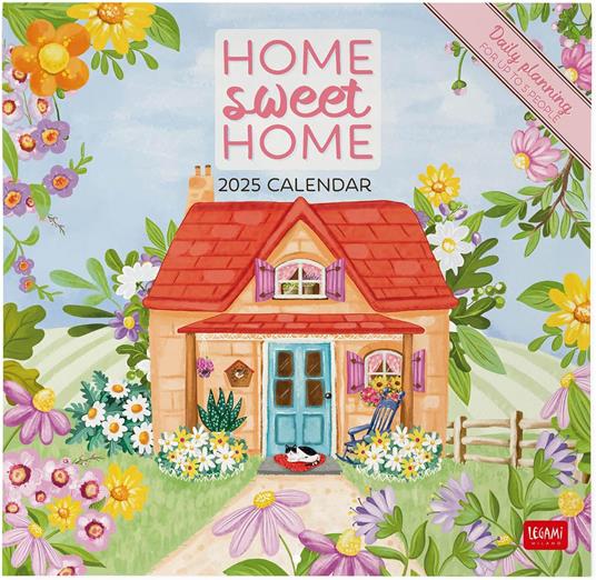 Calendario da Muro 2025 Legami - Home Sweet Home - 30 x 29