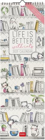 Calendario da Muro 2025 Legami - Sketchy Cats - 16 x 49