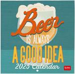 Calendario da Muro 2025 Legami - Beer - 18 x 18