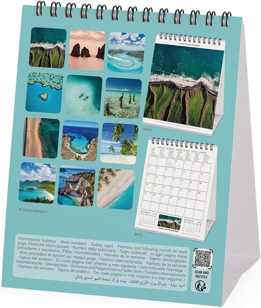 Calendario da Tavolo 2025 Legami - Vitamin Sea - 12 x 14,5 - 4