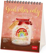 Calendario da Tavolo 2025 Legami - Good Vibes Only - 12 x 14,5