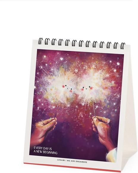 Calendario da Tavolo 2025 Legami - Good Vibes Only - 12 x 14,5 - 2