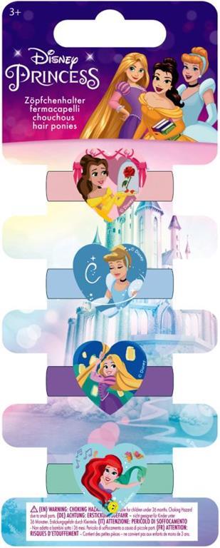 Disney: Principesse - 4 Elastici Per Capelli Su Backercard 5X15 Cm (Assortimento) - 2